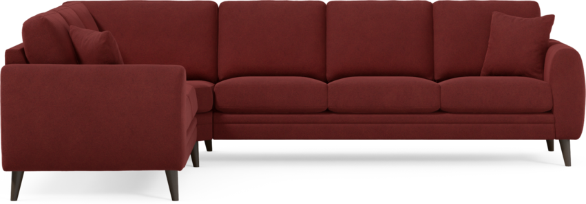 Eden - Hörnsoffa, 2+3-sits - Röd