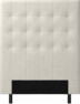 Delux Trensad - Sänggavel, 90-210 cm - Beige