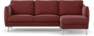 Madison - 2-sits soffa med schäslong höger - Rosa