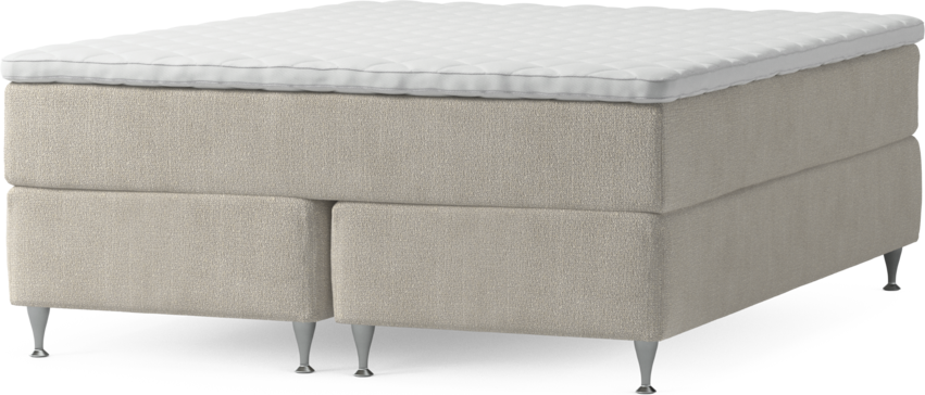 Delux Exclusive - Kontinentalsäng, dubbelsäng med bäddmadrass och sängben