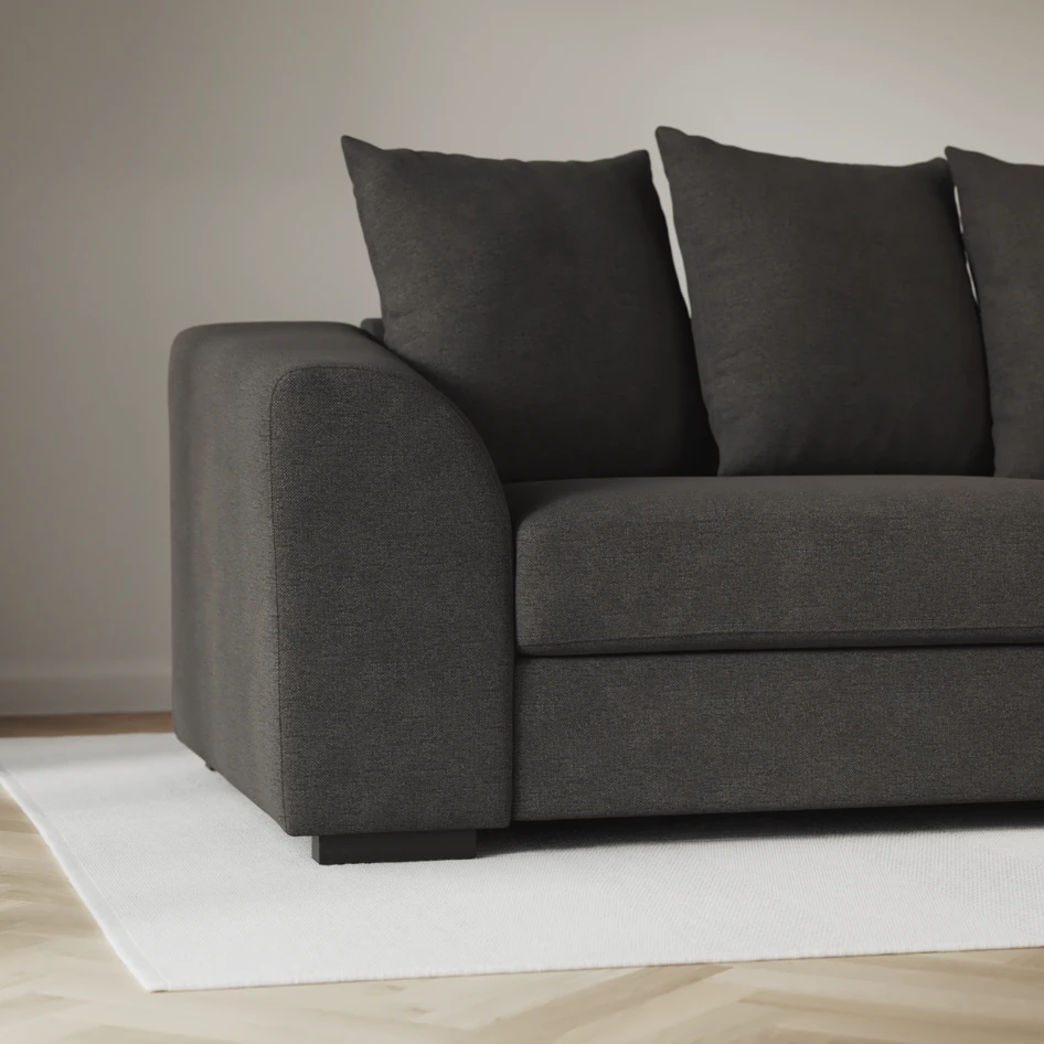 Town - 3-sits soffa - Brun