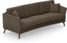 Eden - 3-sits soffa svängd - Brun