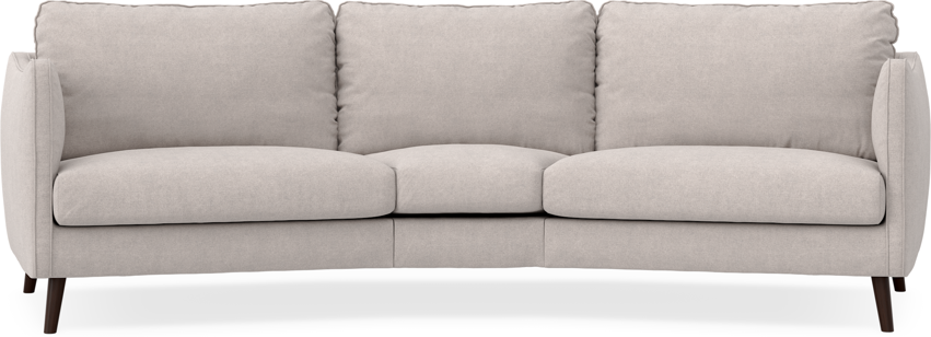 Madison - 3-sits soffa svängd, 90 cm - Grå