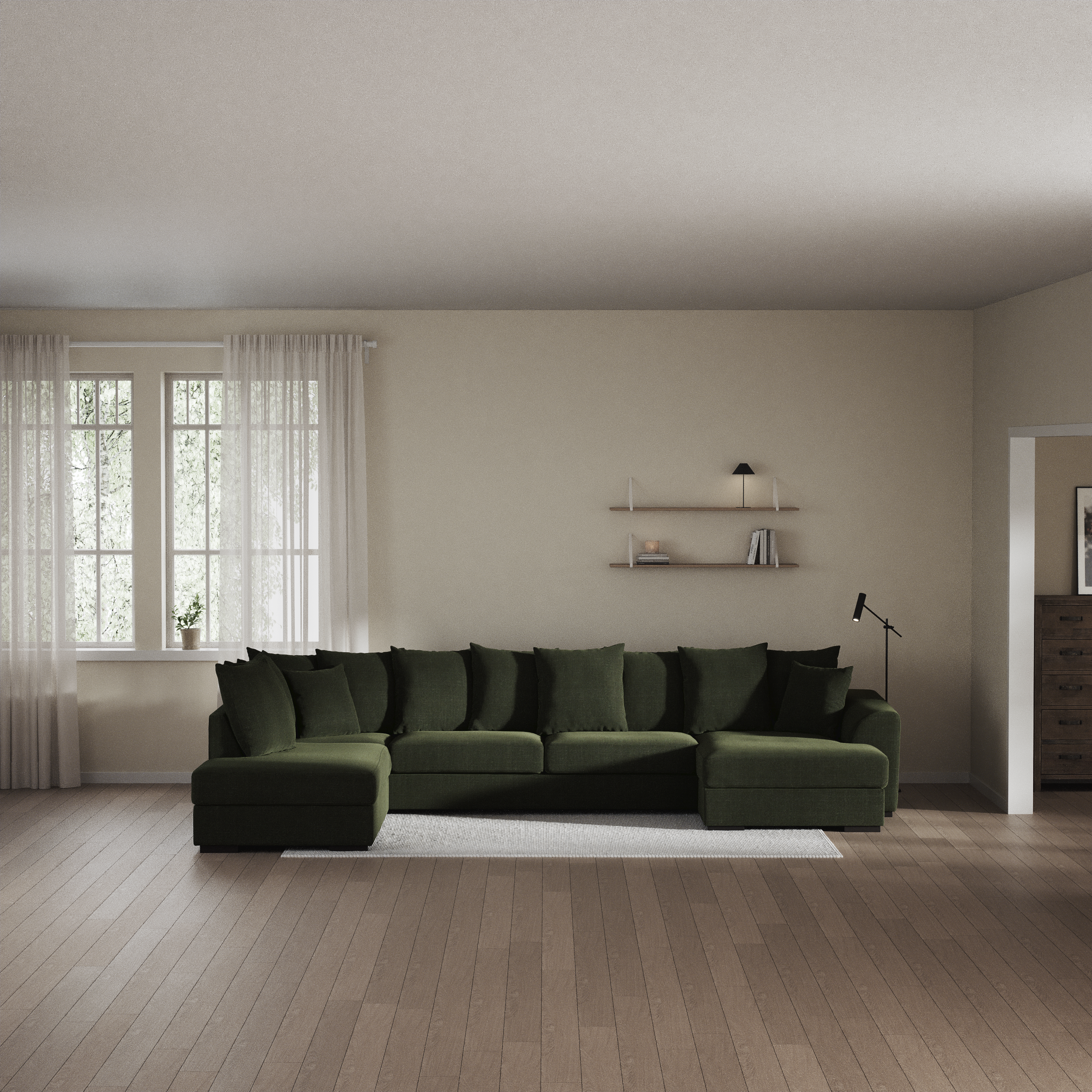 Town - 3-sits soffa med divan vänster och schäslong höger - inspiration