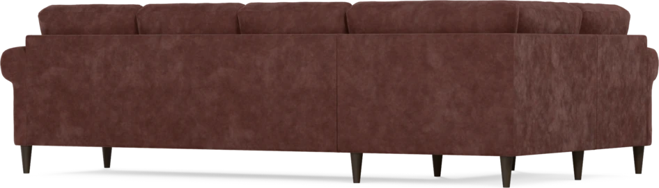 Eden - Hörnsoffa, 1+3-sits - Röd