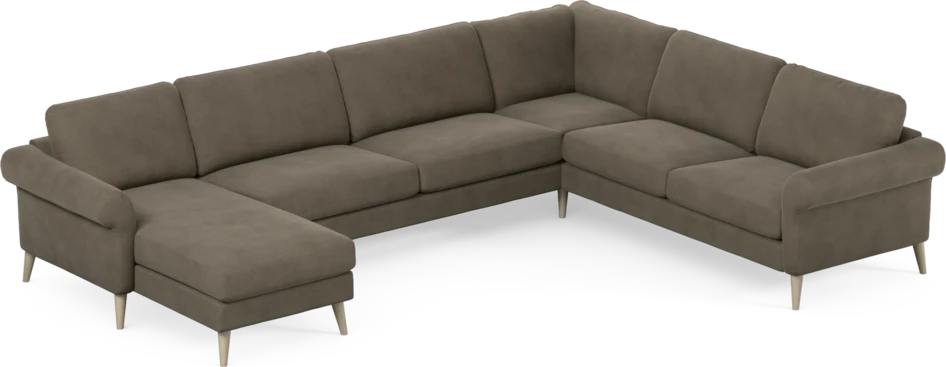Bridge - Hörnsoffa, 3+2-sits med schäslong vänster - Beige