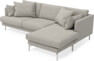 Harper - 4-sits med schäslong höger  - Beige
