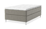 Dream Delux - Kontinentalsäng, enkelsäng med bäddmadrass Sleep Delux vit - Beige