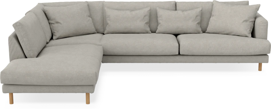 Harper - 3-sits soffa med divan vänster - Beige