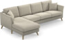 Eden - 3-sits soffa med schäslong - Beige