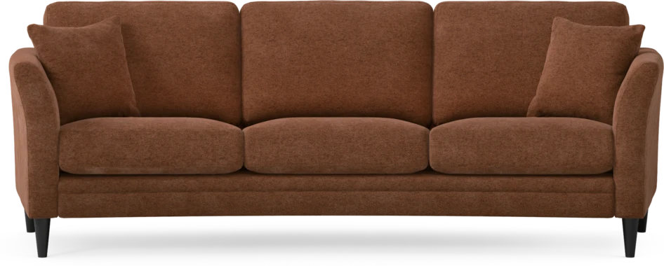 Eden - 3-sits soffa svängd - Orange