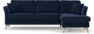 Eden - 2,5-sits soffa med schäslong - Blå
