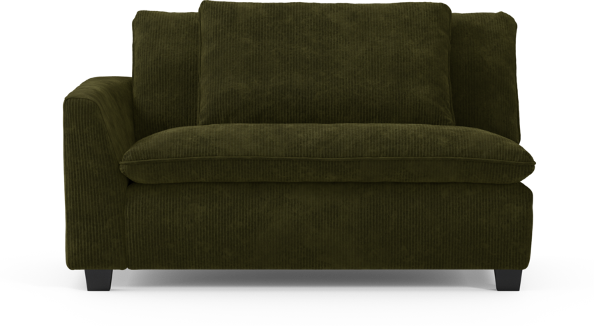 Bellora - 2-sits med armstöd vänster - Grön