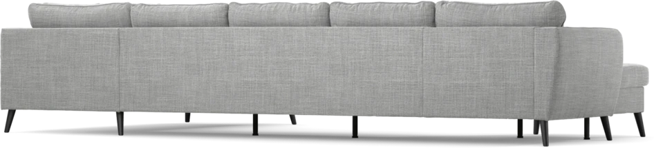 County - 4-sits soffa med schäslong vänster och divan höger - Grå