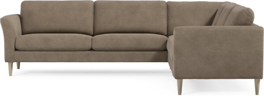 Bridge - Hörnsoffa, 3+2-sits - Brun