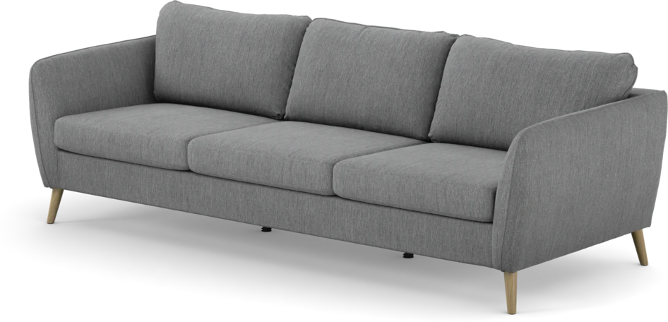 County - 3-sits soffa - Grå