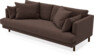 Harper - 3-sits soffa, hel dyna - Brun