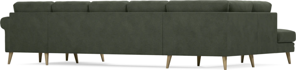 Eden - 3-sits soffa med divan vänster och schäslong höger - Grön