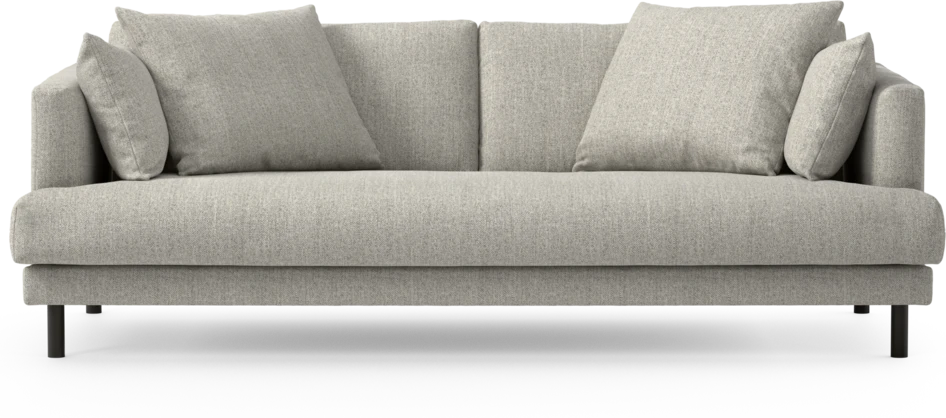Harper - 3-sits soffa, hel dyna - Vit