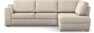 Friday - 2,5-sits soffa med divan höger - Beige