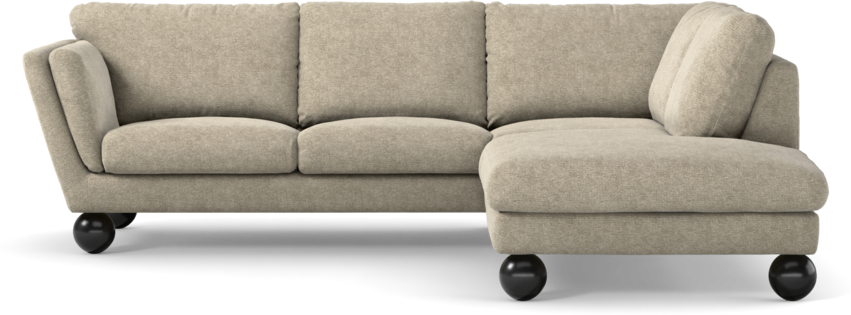 Madison - 2-sits soffa med divan höger - Beige