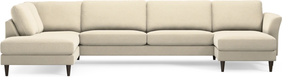 Bridge - 3-sits soffa med divan vänster och schäslong höger - Beige