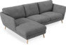Madison Lux - 2-sits soffa med schäslong vänster - Vit