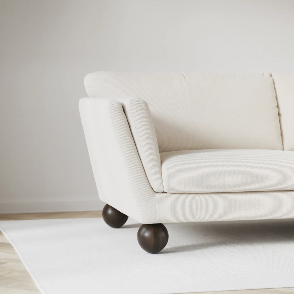 Madison Lux - Hörnsoffa med schäslong höger - Beige