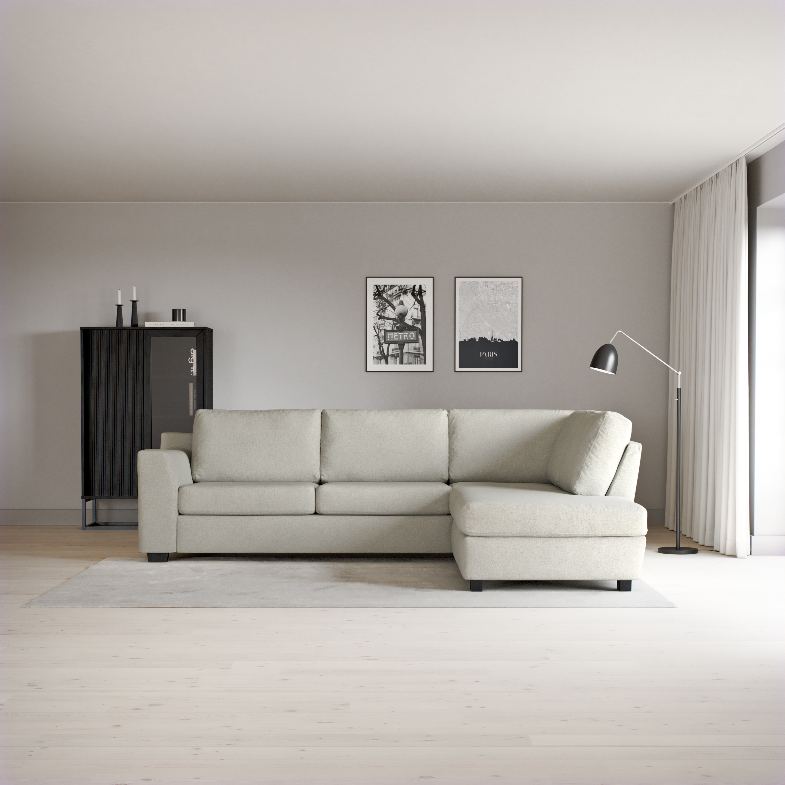 Friday - 2,5-sits soffa med divan höger - inspiration