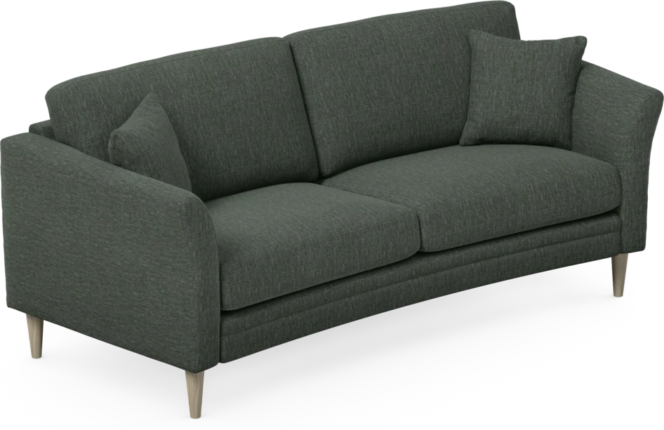 Eden - 2,5-sits soffa svängd - Grön