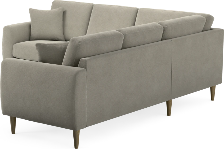 Eden - Hörnsoffa, 2+2-sits - Brun