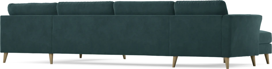 Bridge - 3-sits soffa med schäslong vänster och divan höger - Blå
