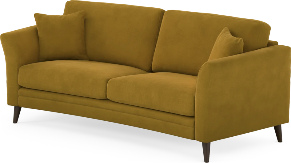 Eden - 2,5-sits soffa svängd - Gul