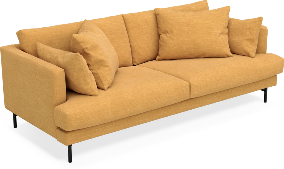 Harper - 3-sits soffa - Gul