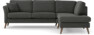 Eden - 2,5-sits soffa med divan - Grå