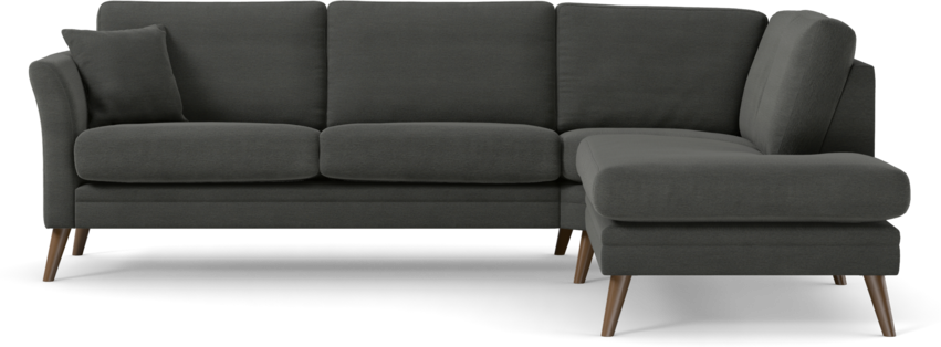 Eden - 2,5-sits soffa med divan - Grå