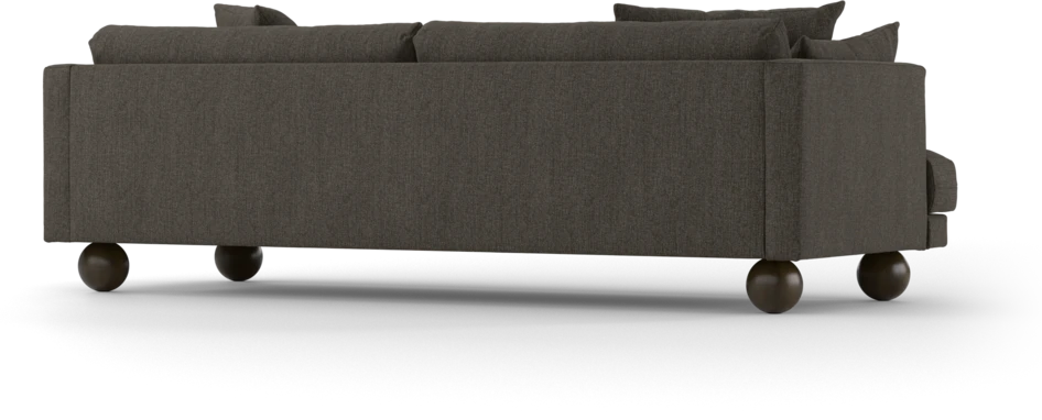 Harper - 4-sits soffa - Brun