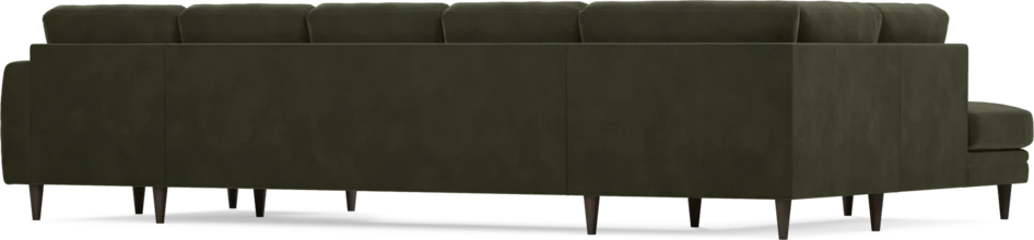 Eden - 3-sits soffa med divan vänster och schäslong höger - Grön