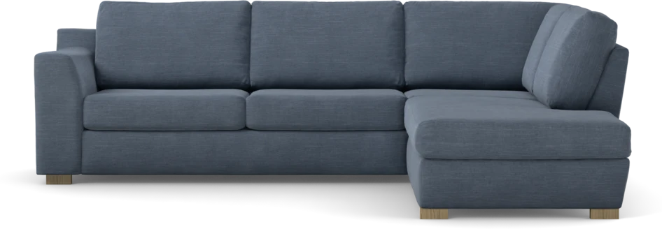 Friday - 2,5-sits soffa med divan höger - Blå