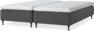 Delux Sense - Ramsäng, dubbelsäng med bäddmadrass - Grå
