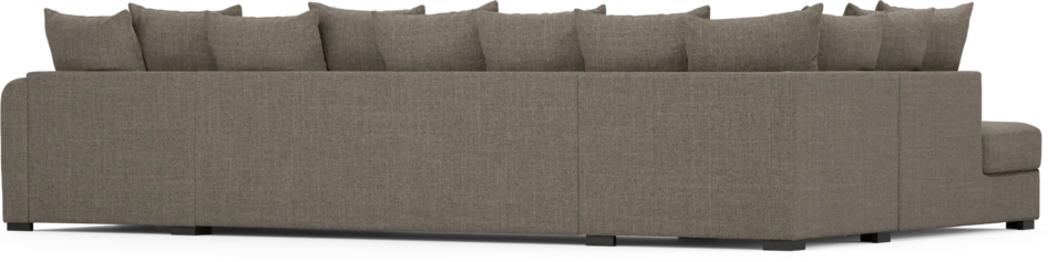 Town - 3-sits soffa med divan vänster och schäslong höger - Brun