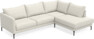 Impression - 3-sits soffa med divan höger - Vit