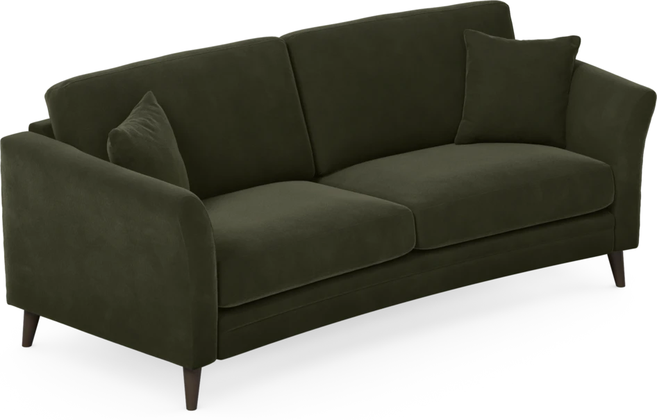 Eden - 2,5-sits soffa svängd - Grön