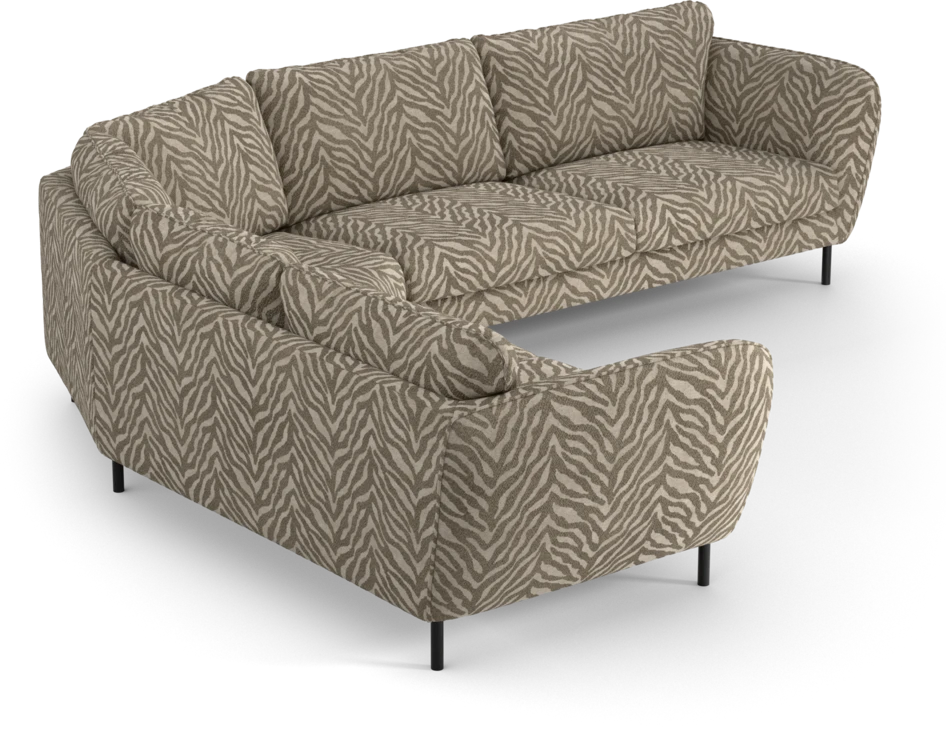 Madison Lux - Hörnsoffa 2+3-sits, hörn 2 - Brun