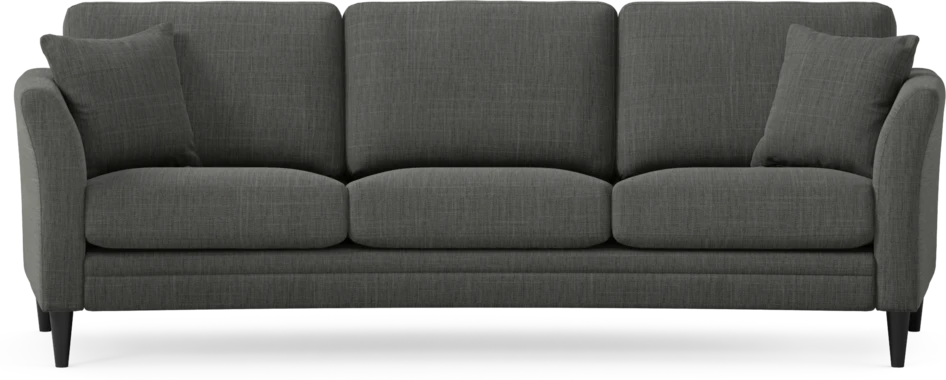 Eden - 3-sits soffa svängd - Grå
