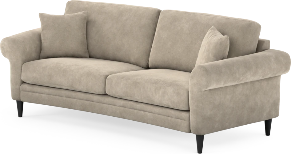 Eden - 2,5-sits soffa svängd - Beige