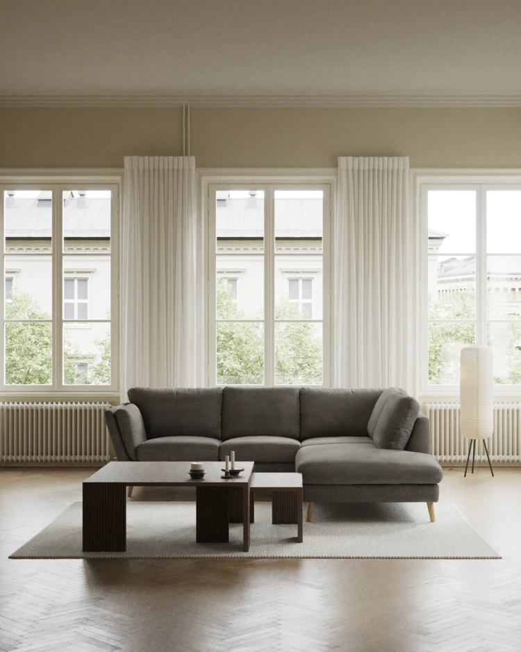 Madison Lux - 2-sits soffa med divan höger - inspiration