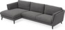 Madison - 3-sits soffa med schäslong vänster - Grå