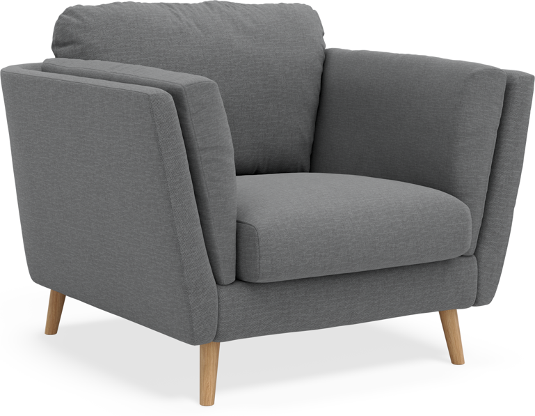Madison Lux - Fåtölj, 70 cm - Grå