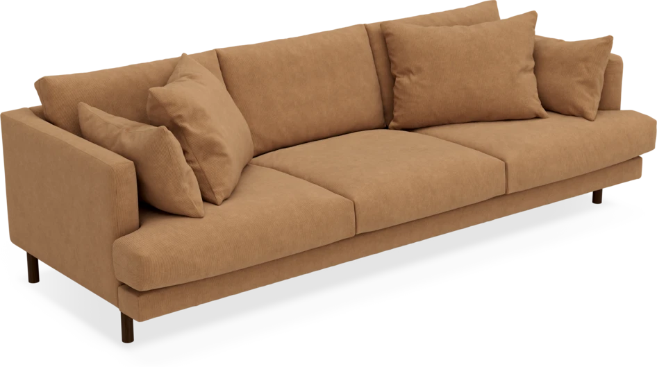 Harper - 4-sits soffa - Gul